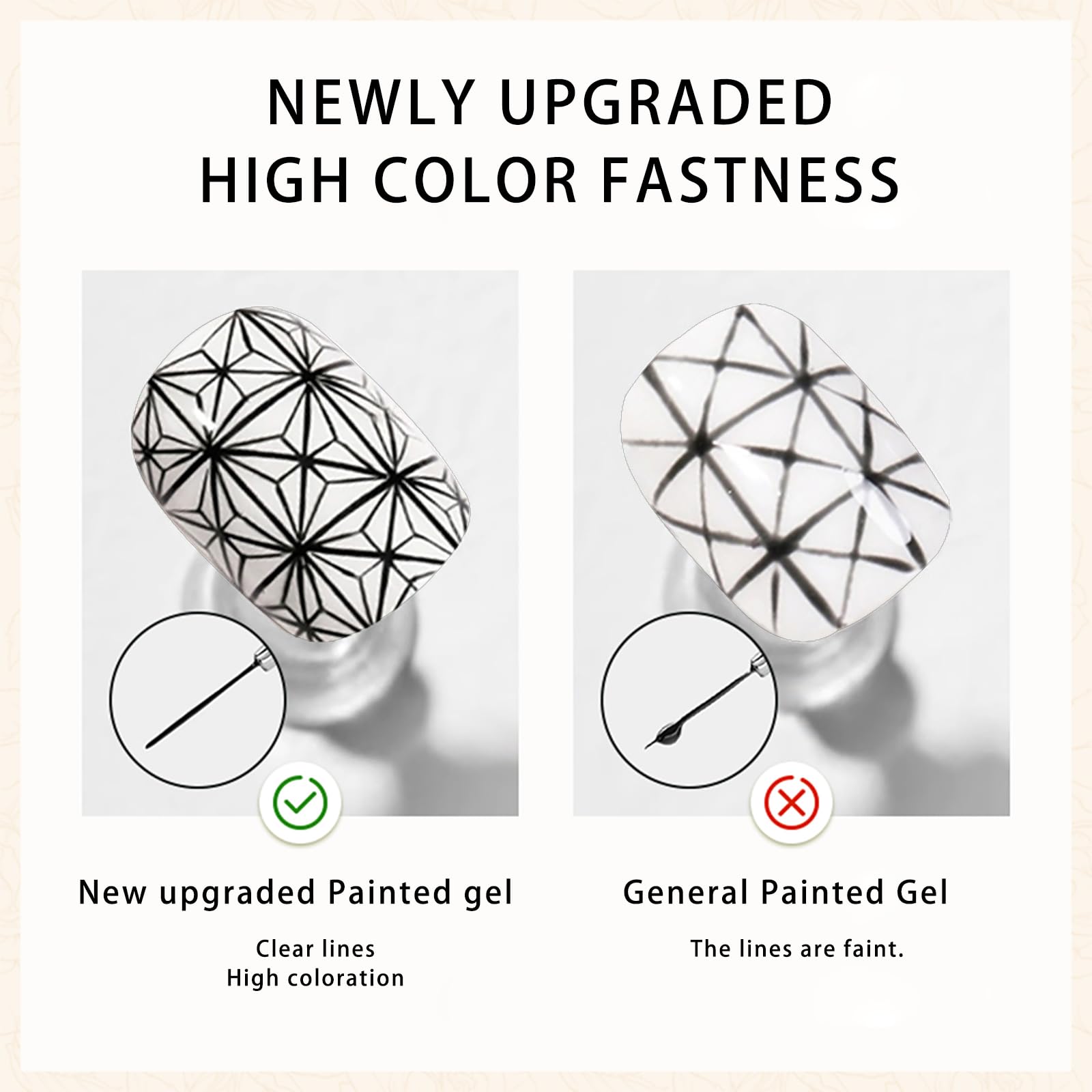 Gyraolvant, diseño frances-tip con gel, para puntas elegantes.
