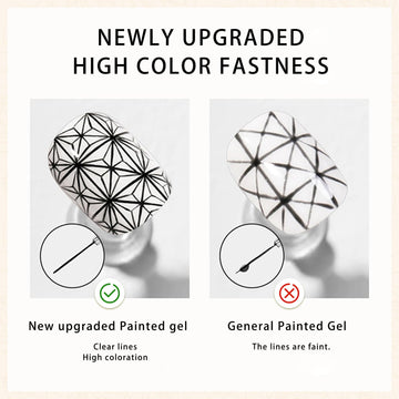 Gyraolvant, diseño frances-tip con gel, para puntas elegantes.