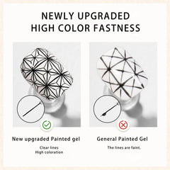 Gyraolvant, diseño frances-tip con gel, para puntas elegantes.