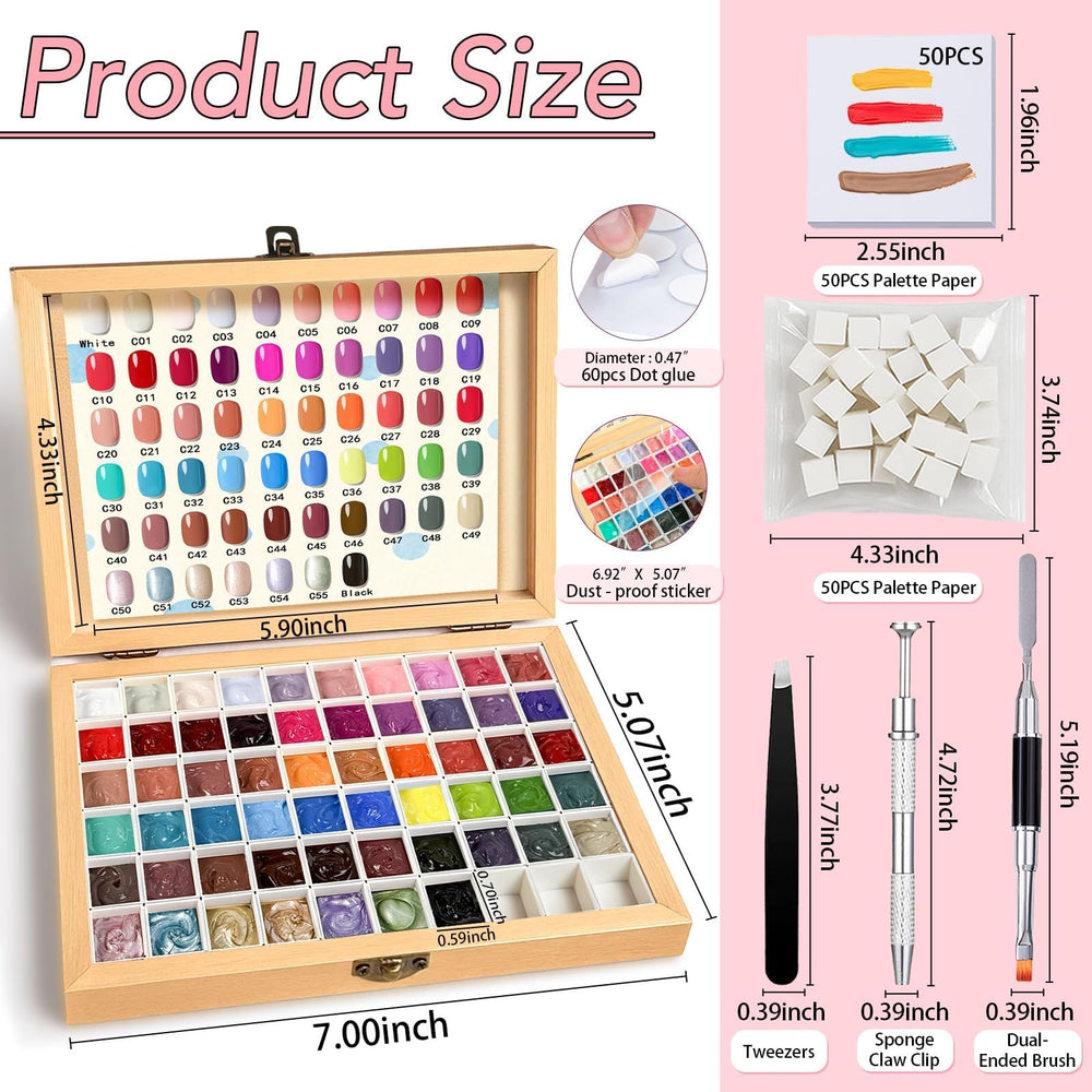GZIXBDA kit-outils précision pour ongles et design détaillé.
