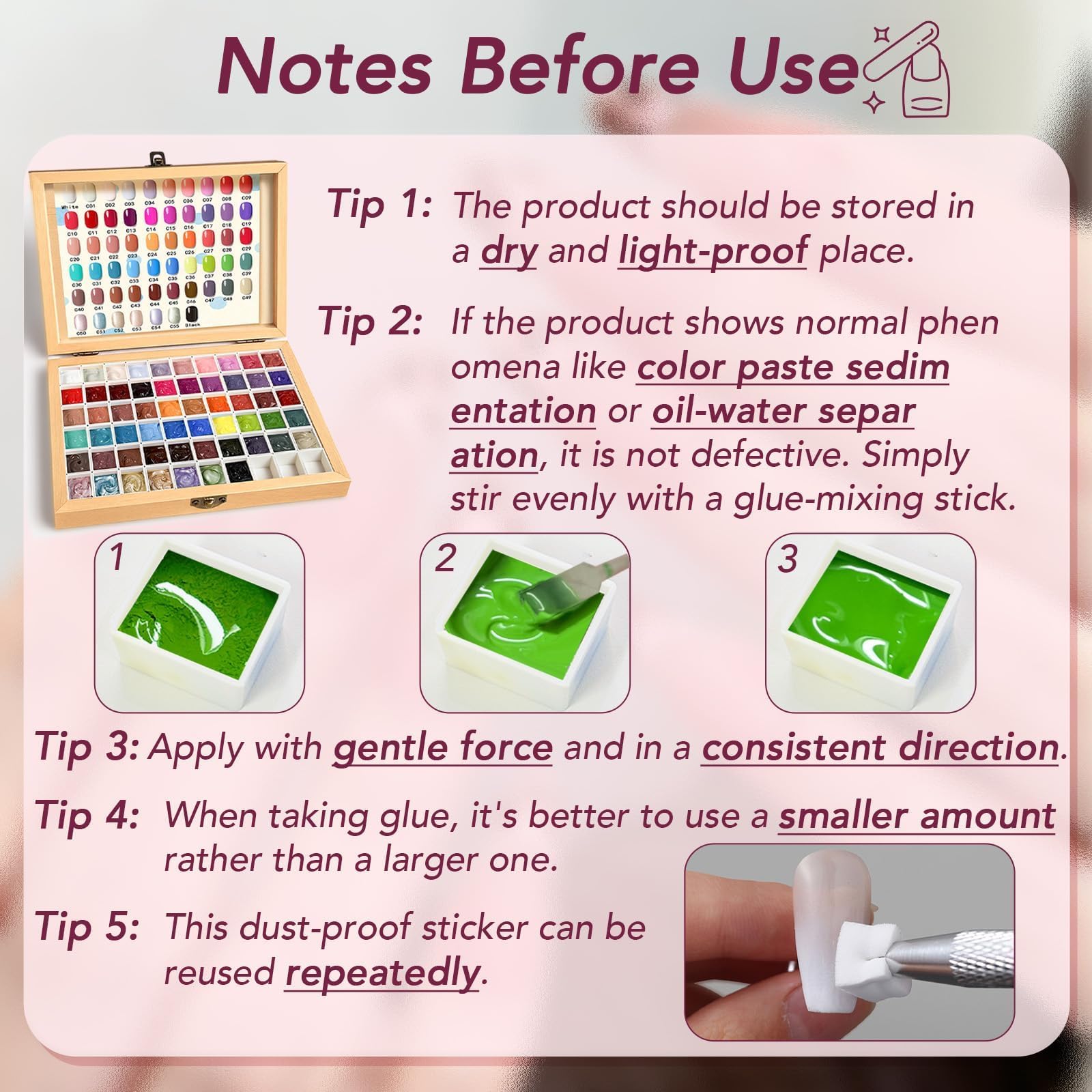 GZIXBDA ongles-aura pour effets lumineux et vibrants.