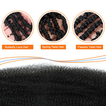 GZVIS Ligereza y suavidad para trenzas Afro Twist.