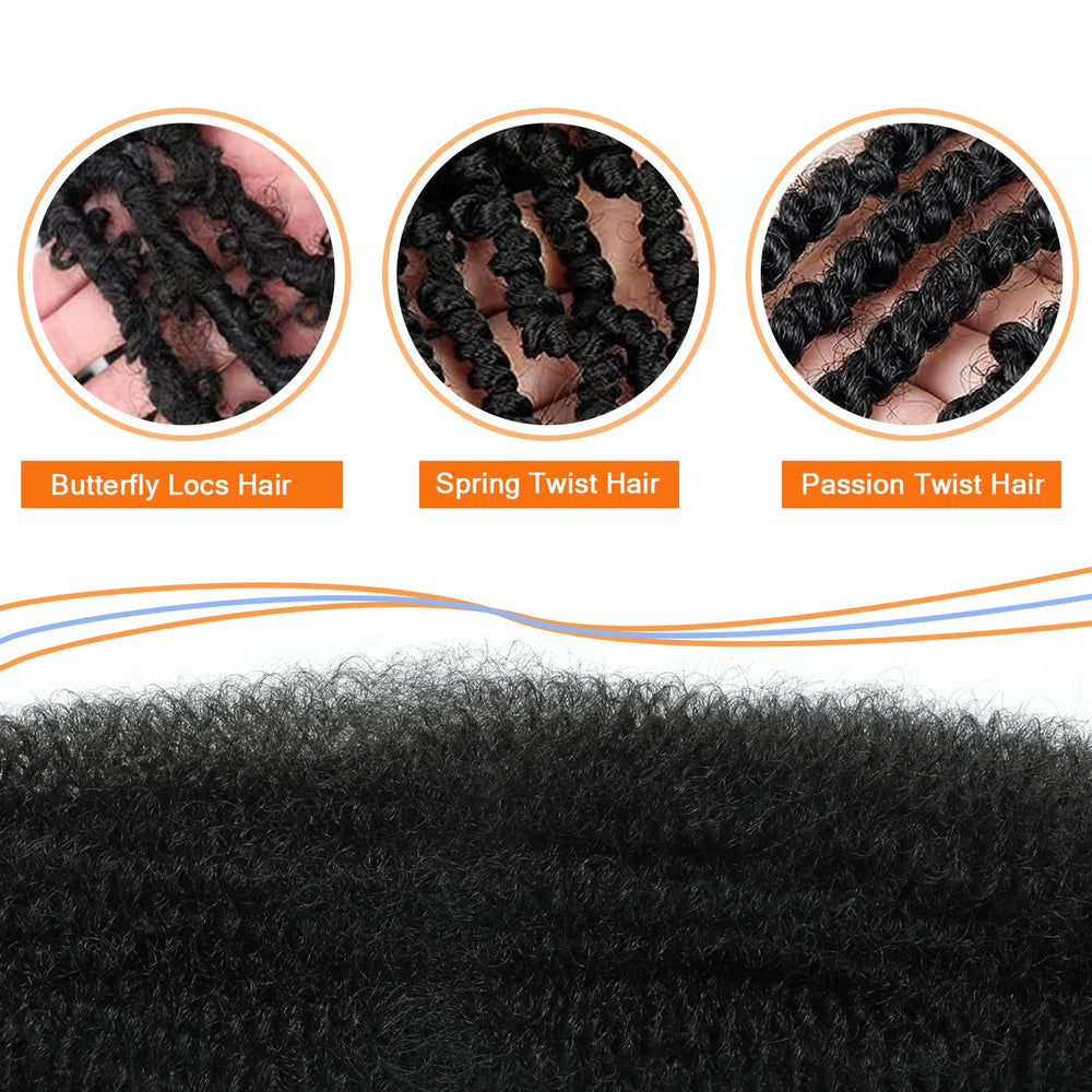 GZVIS Ligereza y suavidad para trenzas Afro Twist.