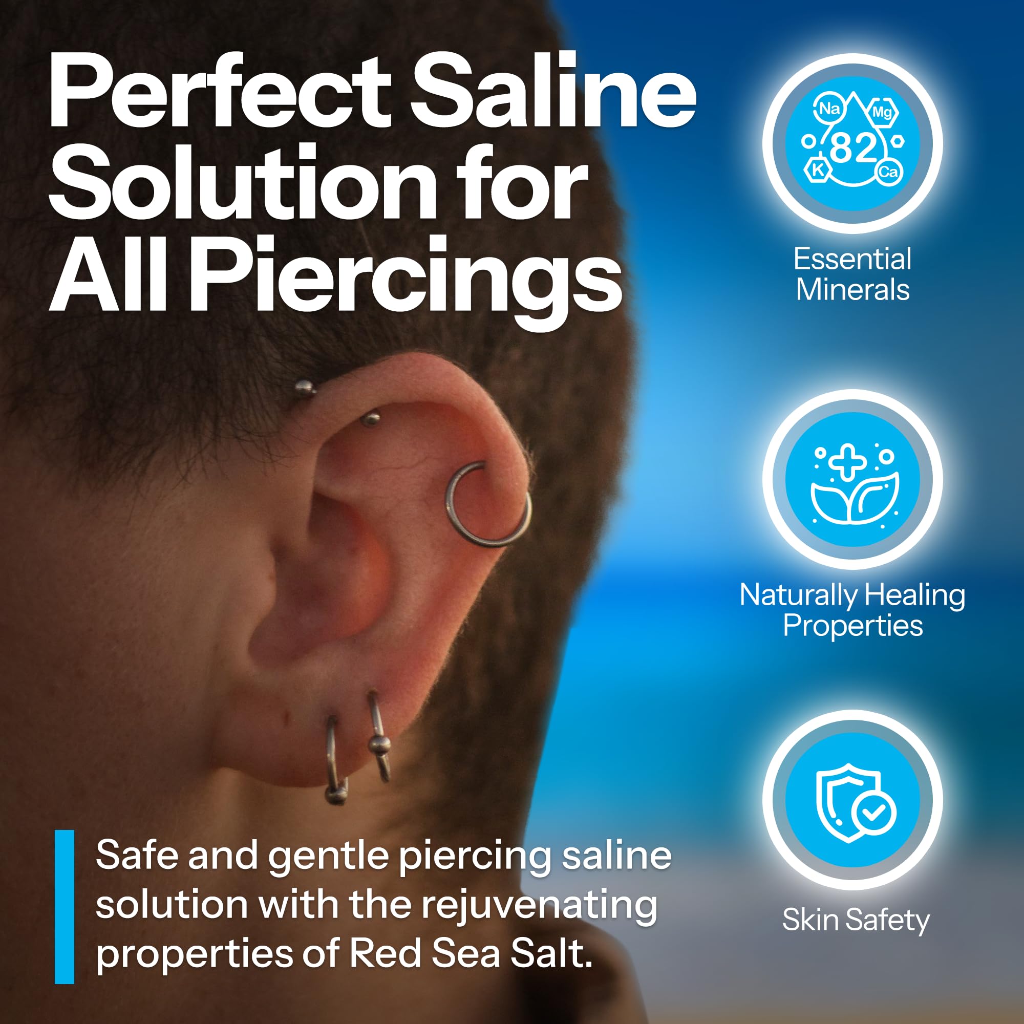 La marca líder en cuidado natural de piercings desde 2001.