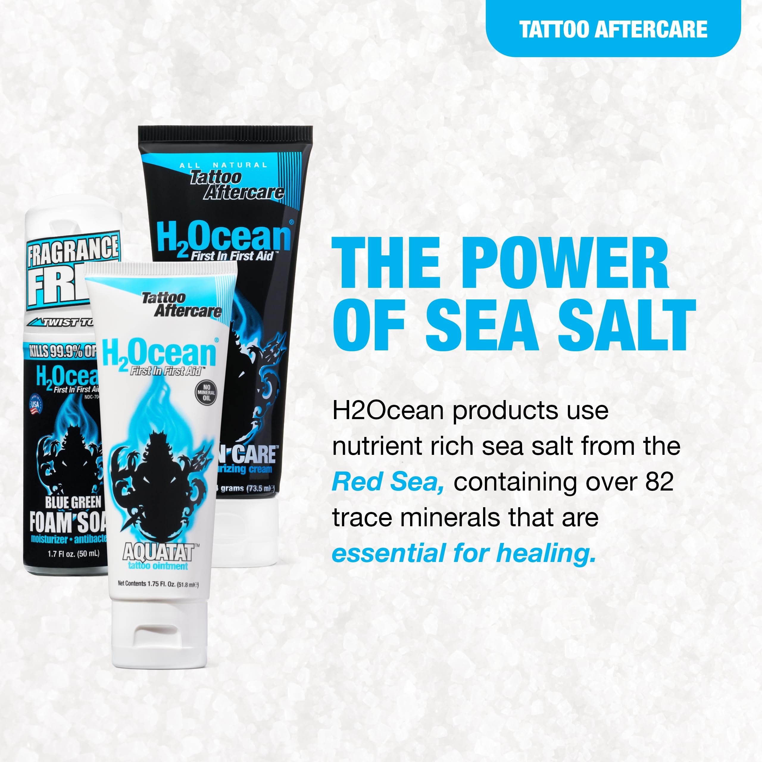 H2Ocean Unguento Aquatat Tatuaje 1.75oz: sellado de humedad para zonas difíciles.