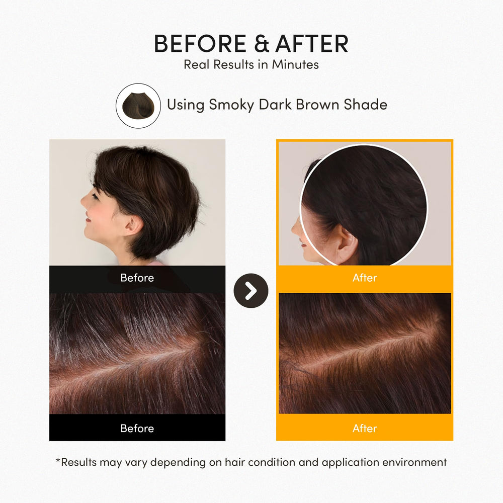 HAARAZ Cobertura de canas al 100% en una pasada para look natural