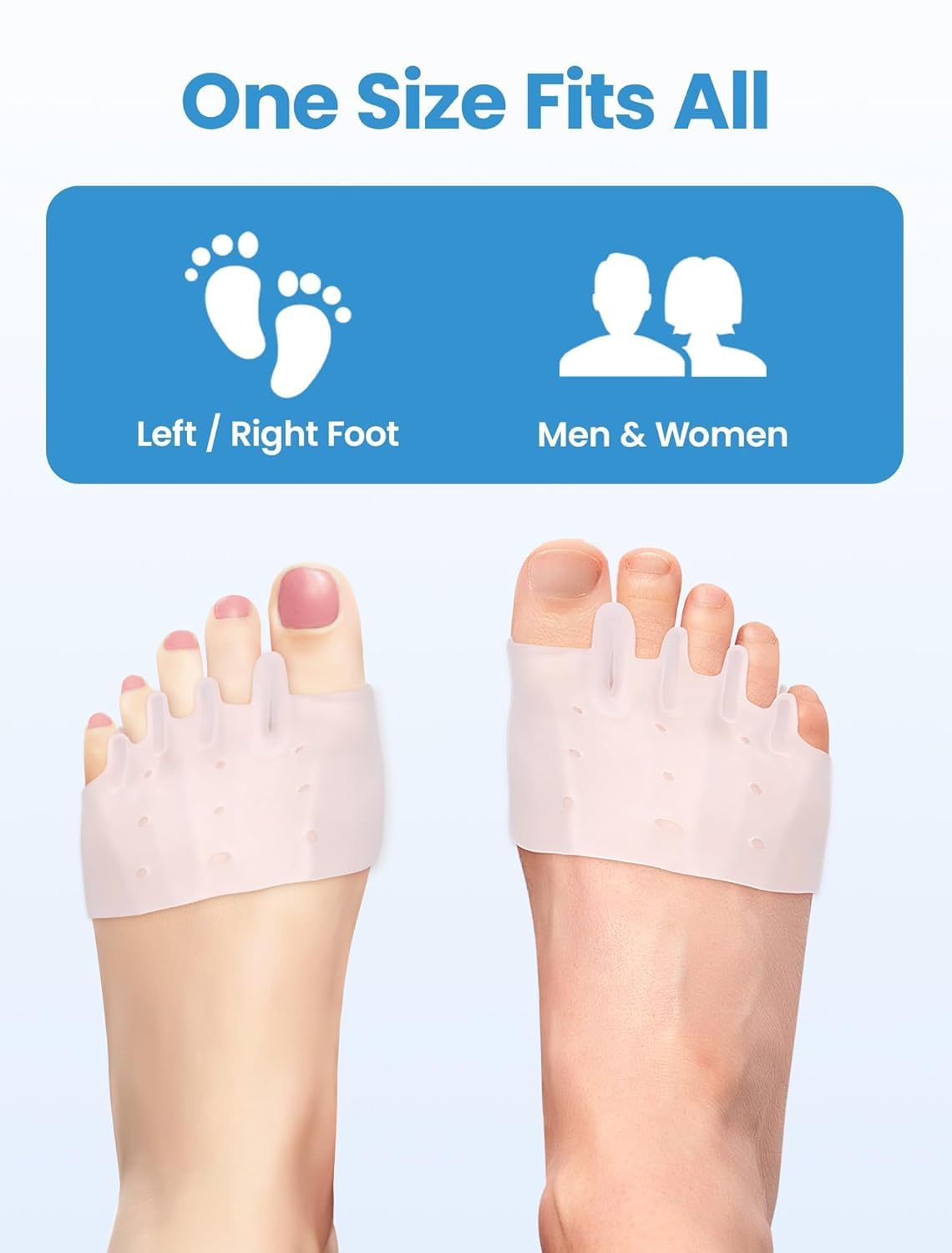 Habioer separadores de dedos: compatibles con zapatos estrechos