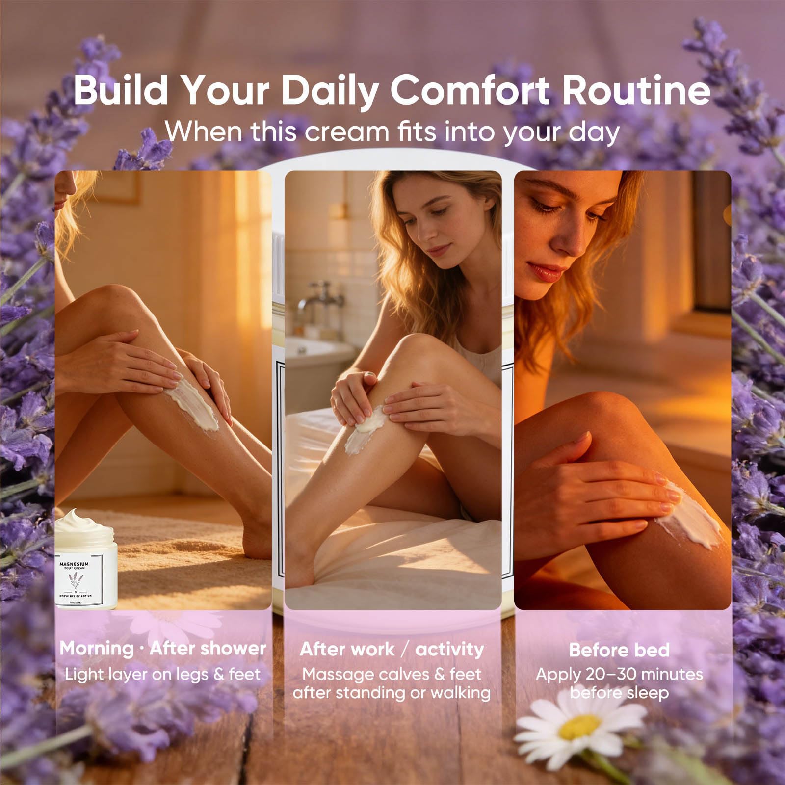 HABOHUSE Crème neuropathie pieds jambes mains usage polyvalent