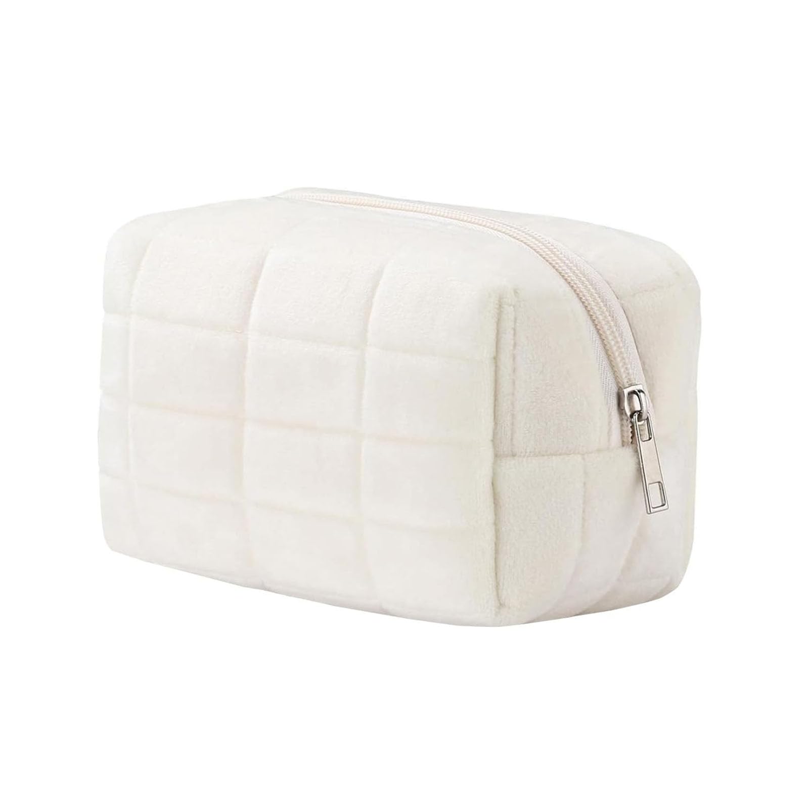 HABUAETY bolso maquillaje con cuadros Y2K, ideal para viajes