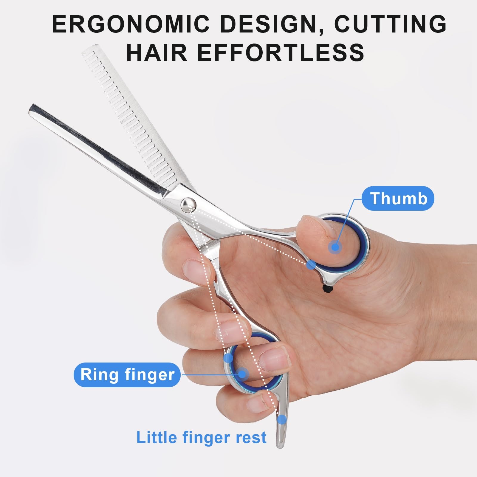 Tijeras ergonómicas Hachacha con diseño de mango cómodo