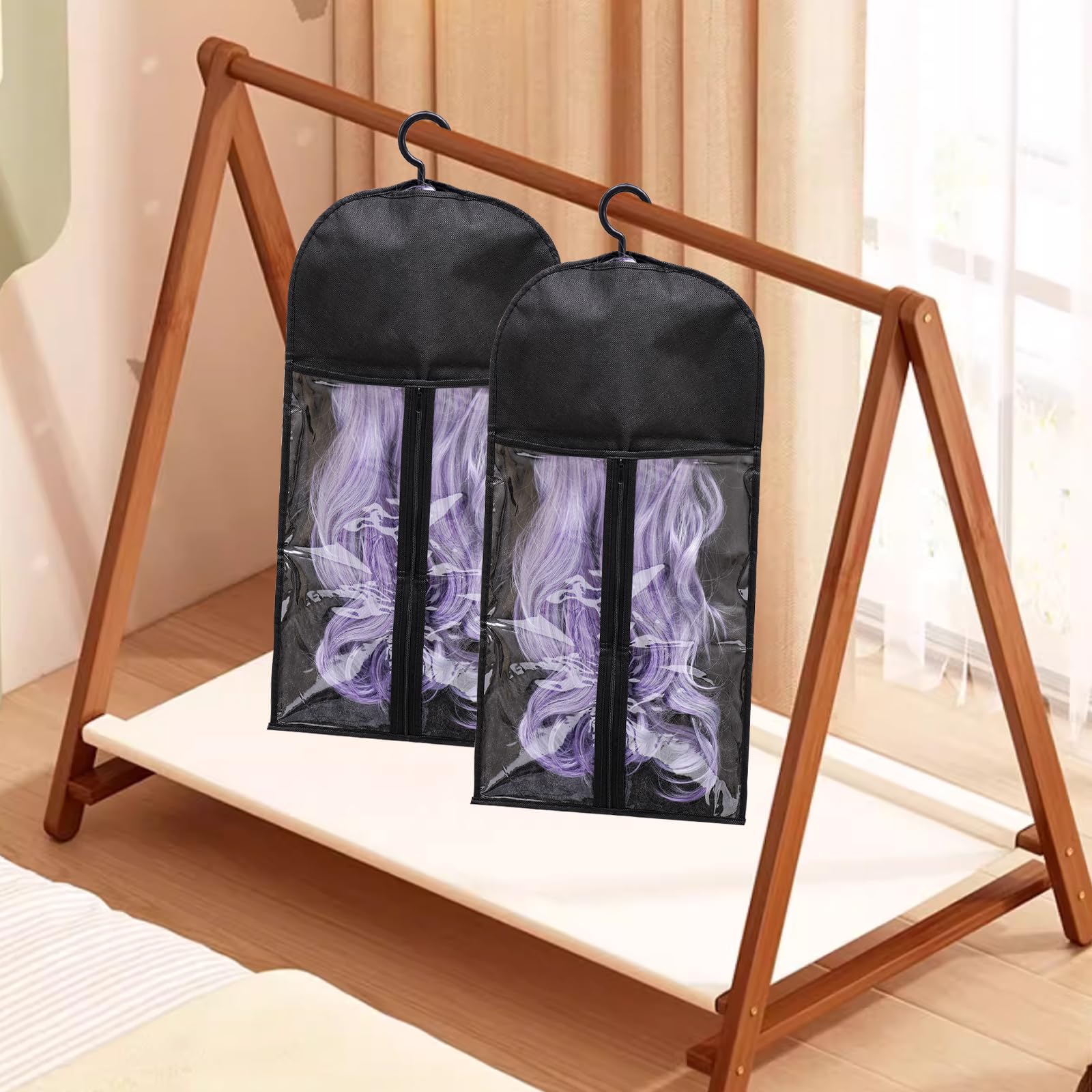 Hadwoer bolsa almacenamiento pelo anti-polvo: protege de polvo y humedad.