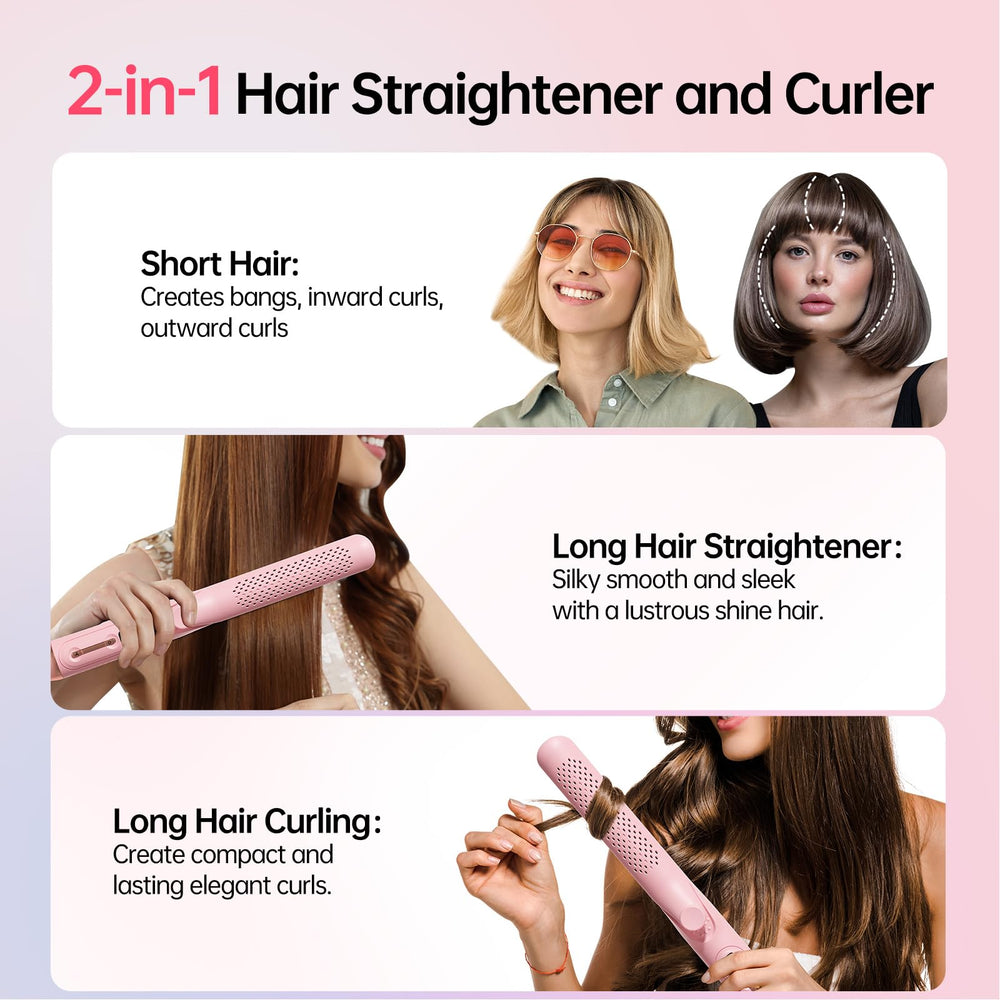 Hahahope iones negativos para cabello más manejable.