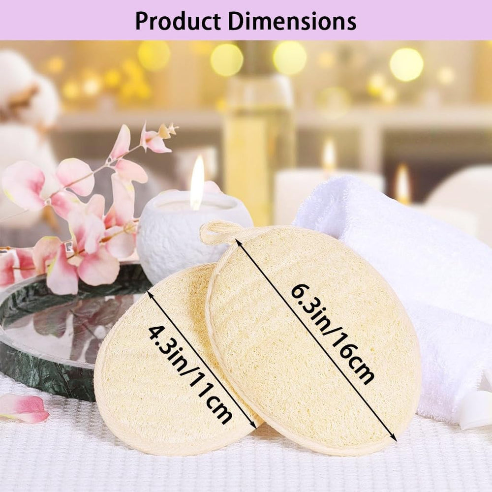 textura natural de lufa para exfoliar el cuerpo