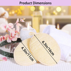 textura natural de lufa para exfoliar el cuerpo