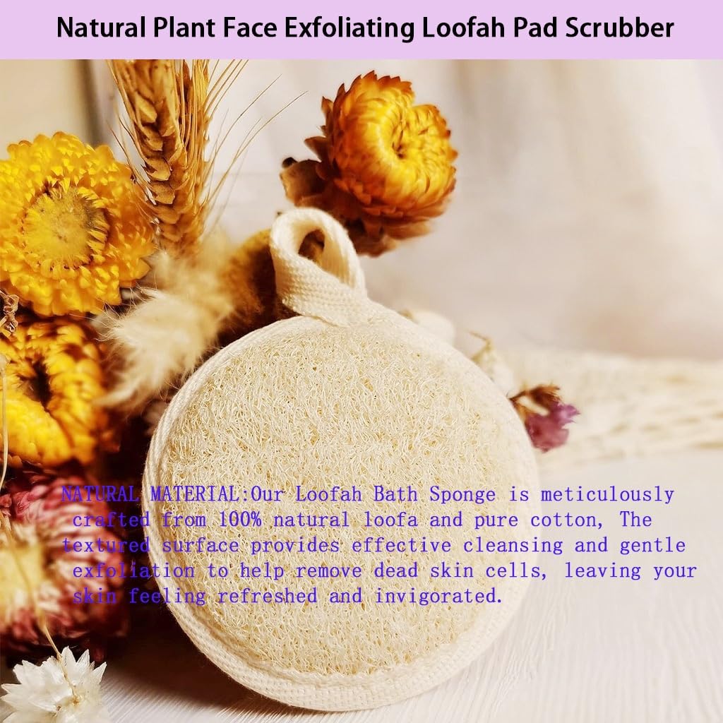 Haikuluo lufa uso diario para exfoliar la piel de forma suave
