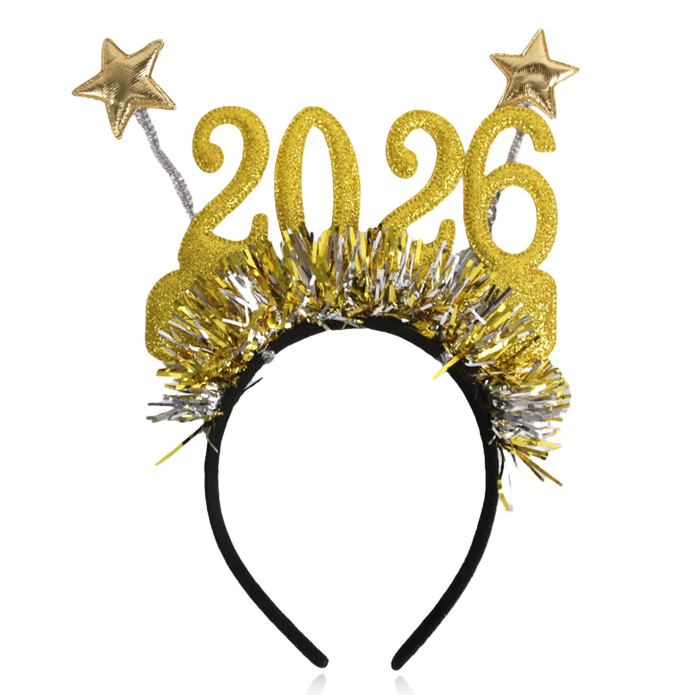 HAIMITI banda para cabello con brillo y estrellas para fiestas.