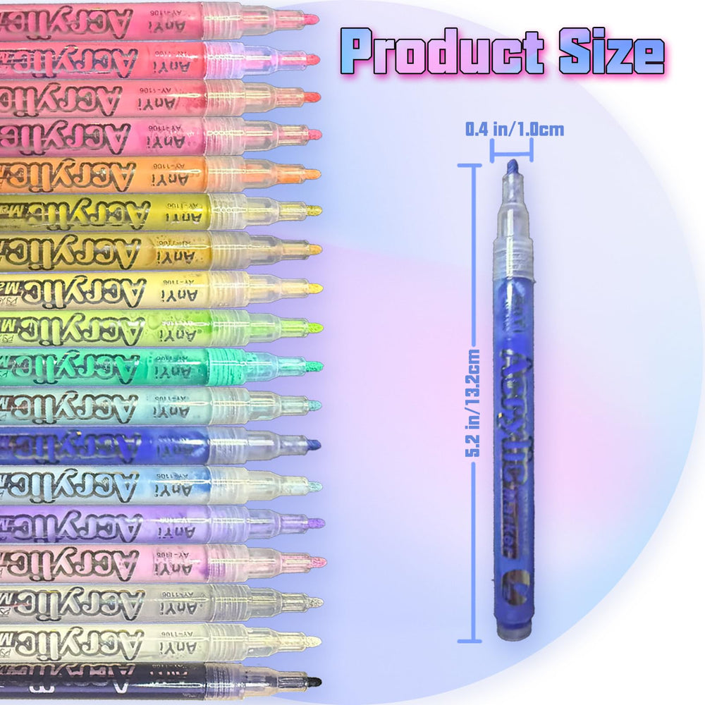 HAIOLORPRO bolígrafos con tinta a base de agua, opción segura para las uñas.