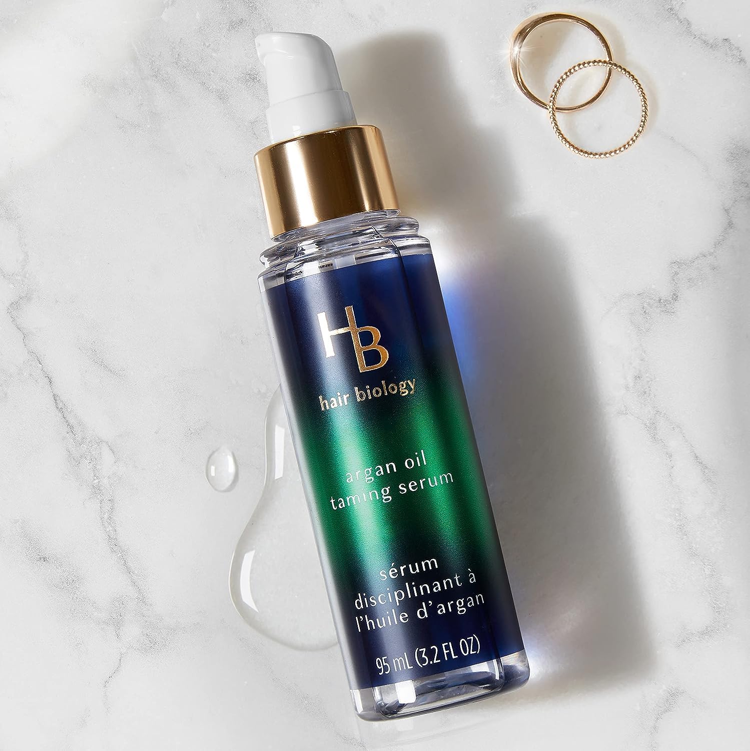 Hair Biology Argan Oil Taming Serum biotina para fortalecimiento visible