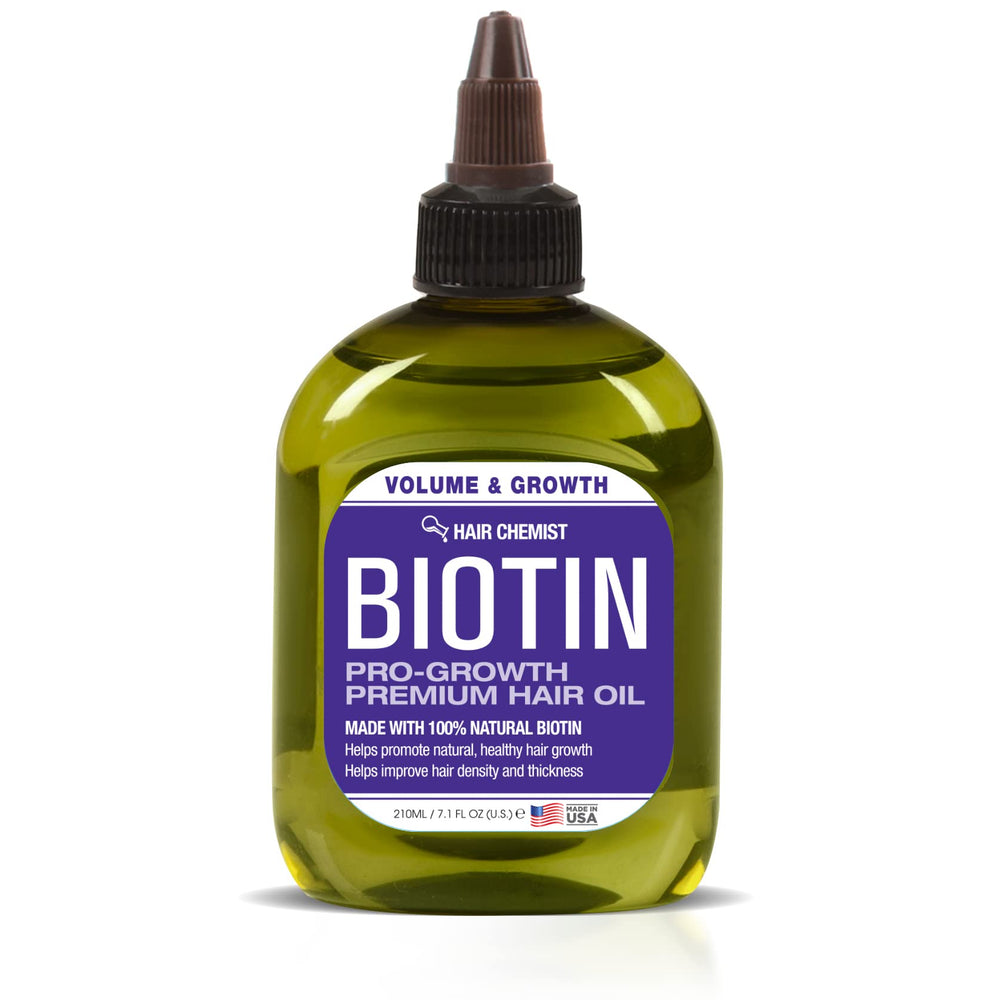 Hair Chemist Biotina Pro-Growth: aceite ligero para cabello promueve crecimiento saludable