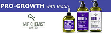 Hair Chemist Biotina Pro-Growth brillo natural en el cabello
