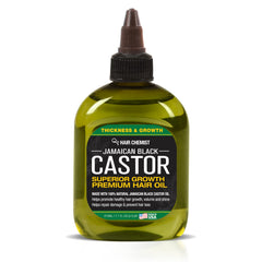 Hair Chemist: botella de aceite castor negro jamaicano 7 oz para crecimiento natural.