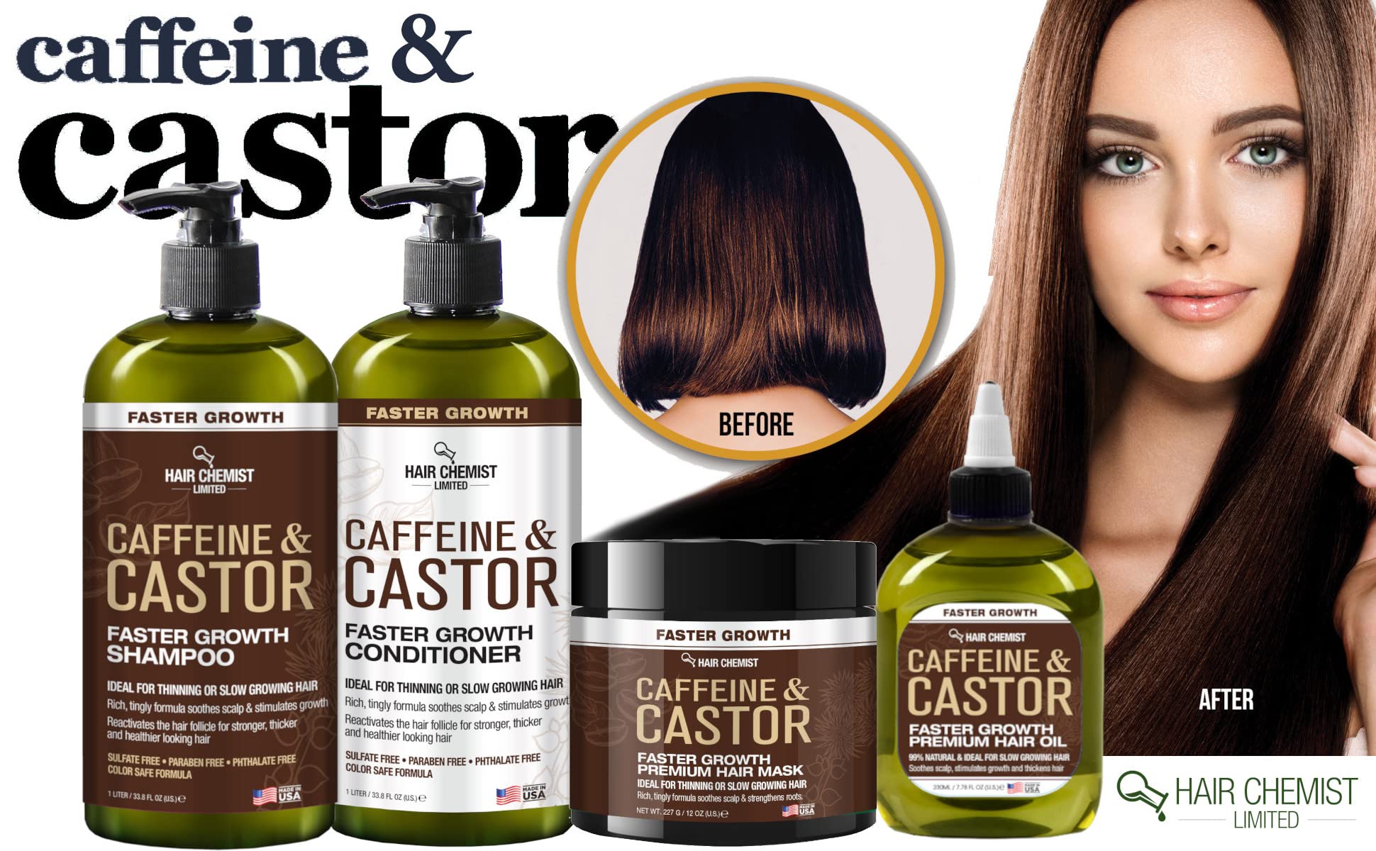 Hair Chemist efecto sedoso y manejable en el cabello.
