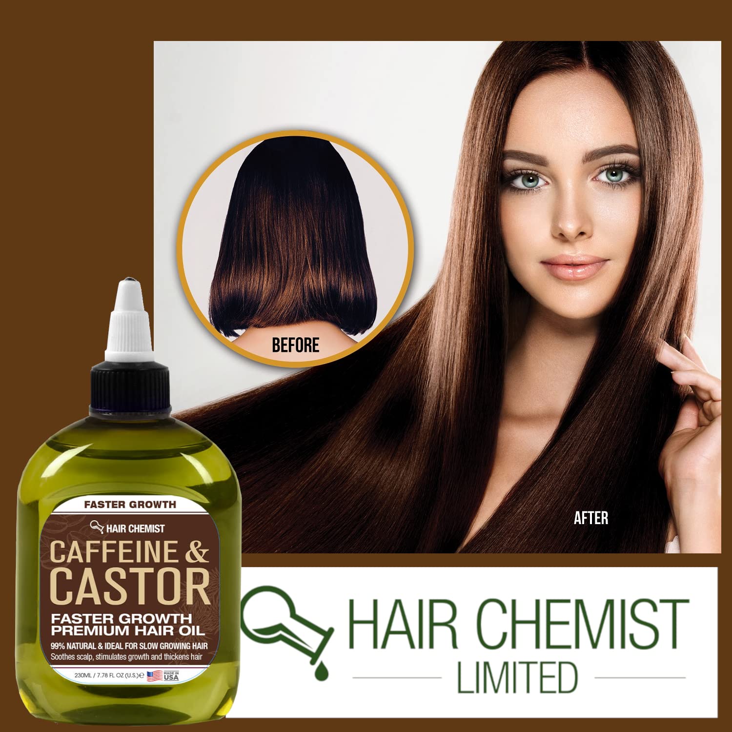 Hair Chemist ingredientes naturales para hidratación efectiva.