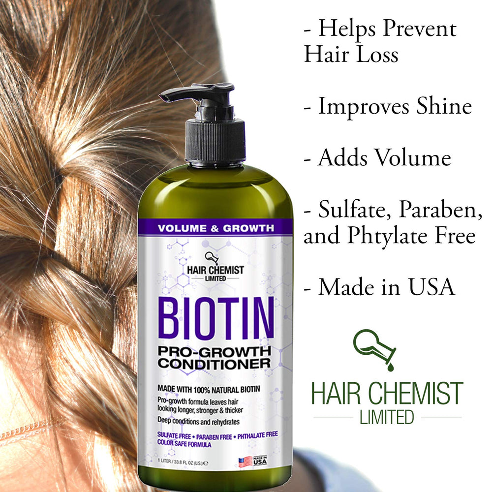 Hair Chemist Pro-Growth Diseño estadounidense que transmite calidad.
