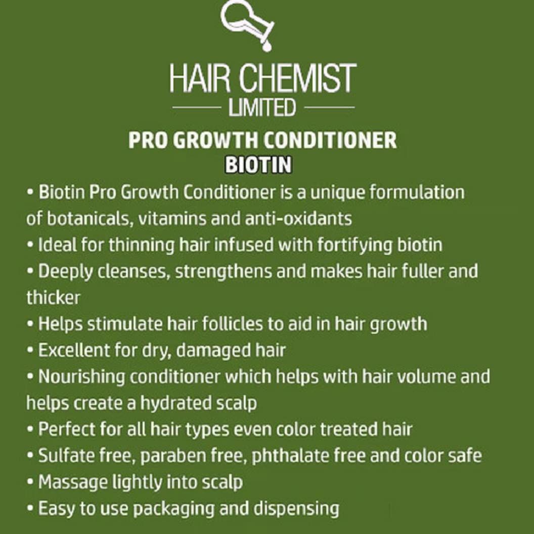 Hair Chemist Pro-Growth Envase libre de sulfatos para cuidado suave.