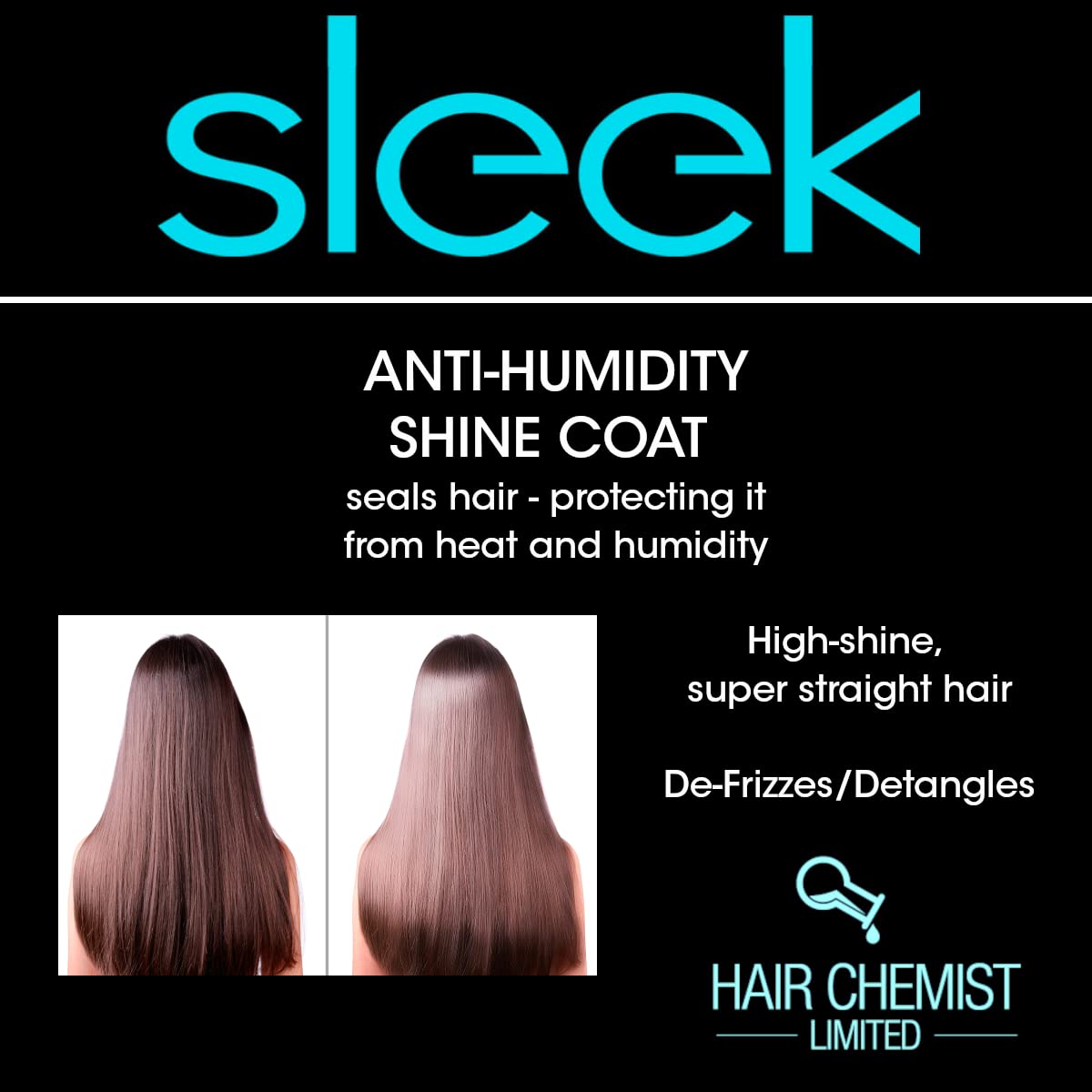Hair Chemist SLEEK: desenreda sin esfuerzo para acabado sedoso.