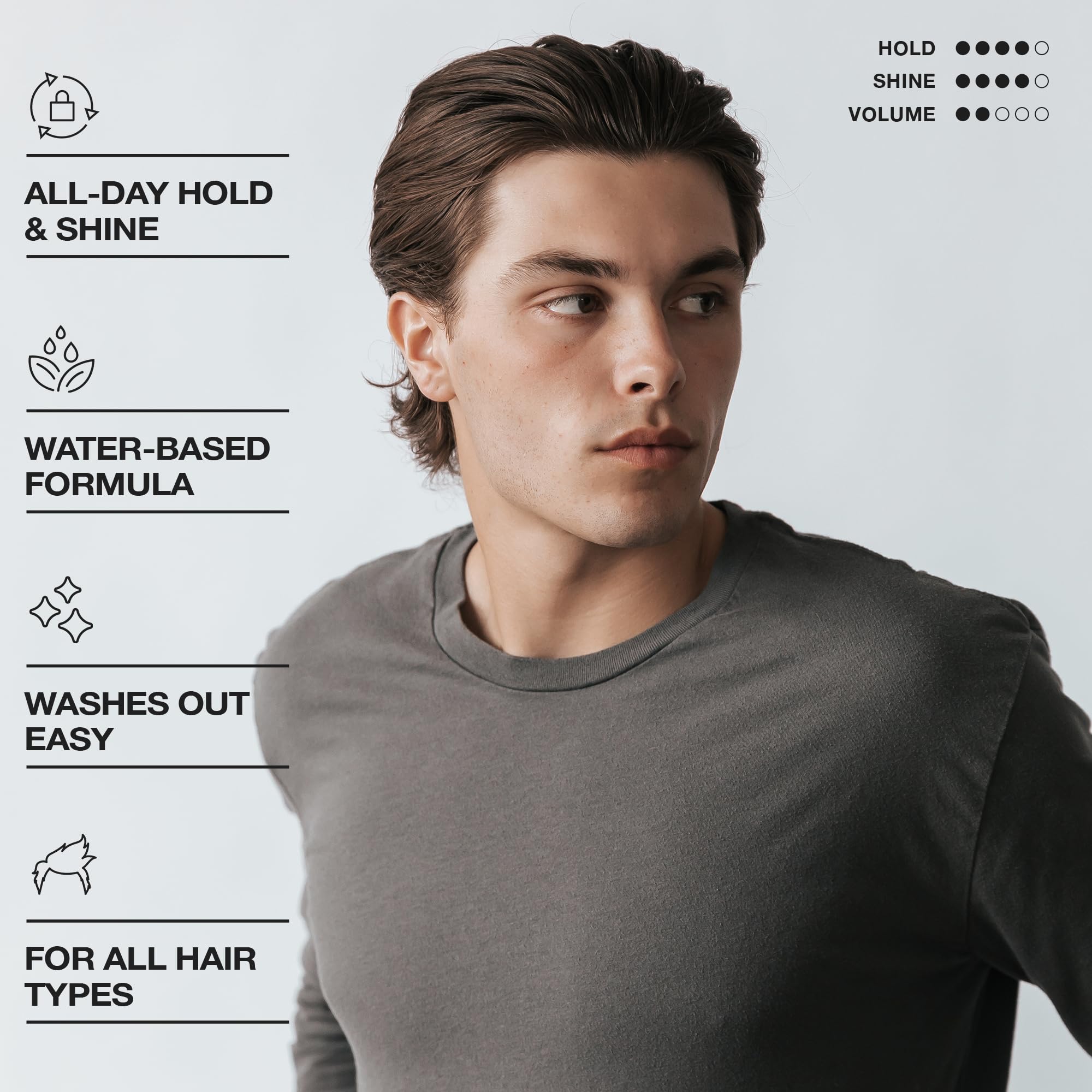 CRVFT Gel Pomade Hair Craft Co.: brillo medio para todo tipo de cabello.