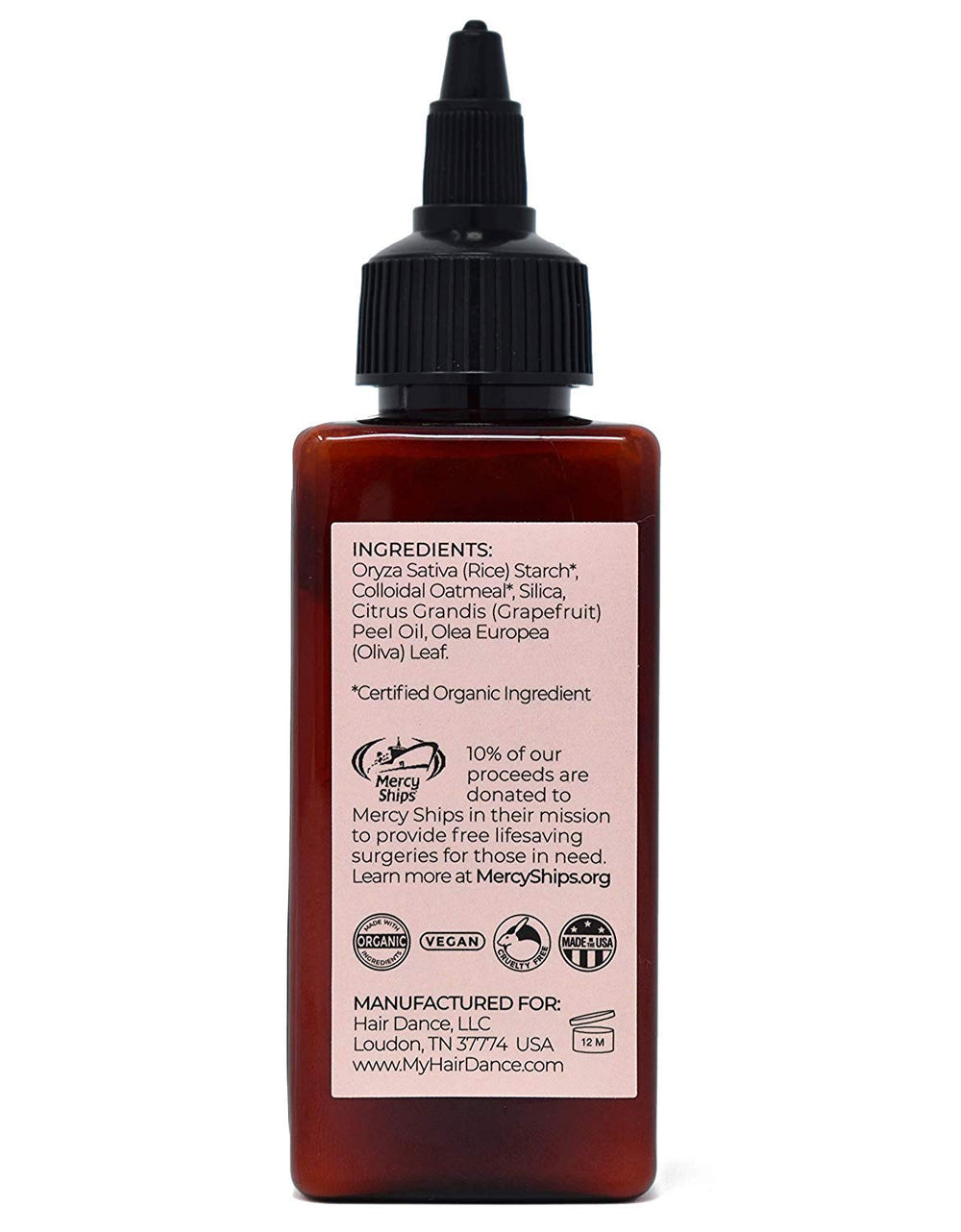 Hair Dance absorbe aceite y refresca el peinado, ideal para días agitados.