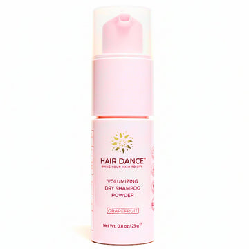 Hair Dance Polvo Seco empaque práctico para viaje y uso diario.