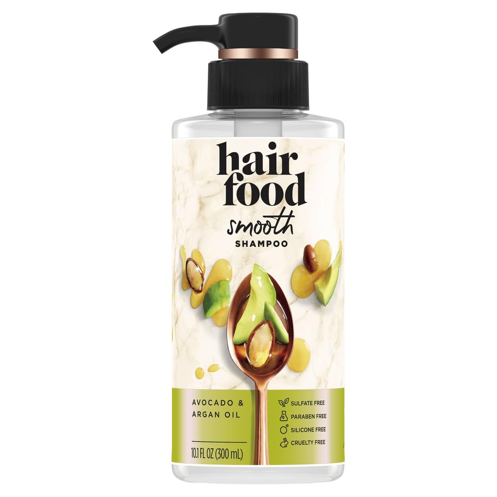 Hair Food champú Aguacate y Argán, botella lista para un lavado suave diario.