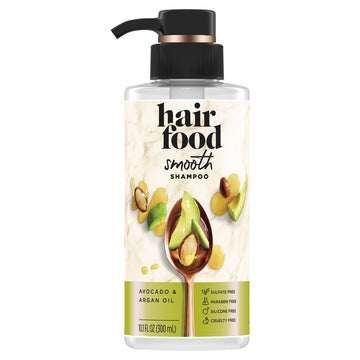 Hair Food champú Aguacate y Argán, botella lista para un lavado suave diario.