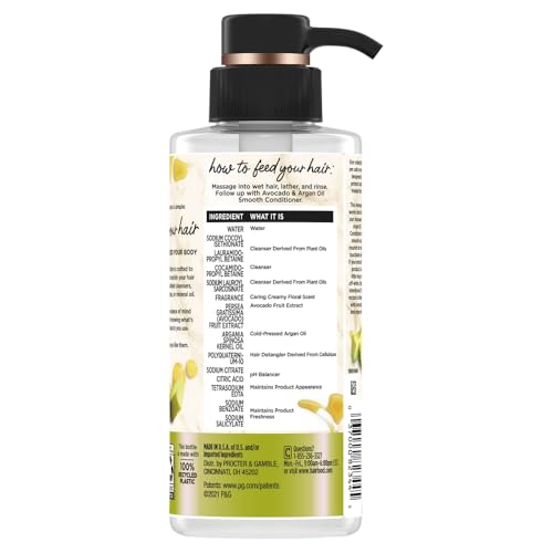 Hair Food champú, vertido suave para una experiencia de lavado sin irritación.