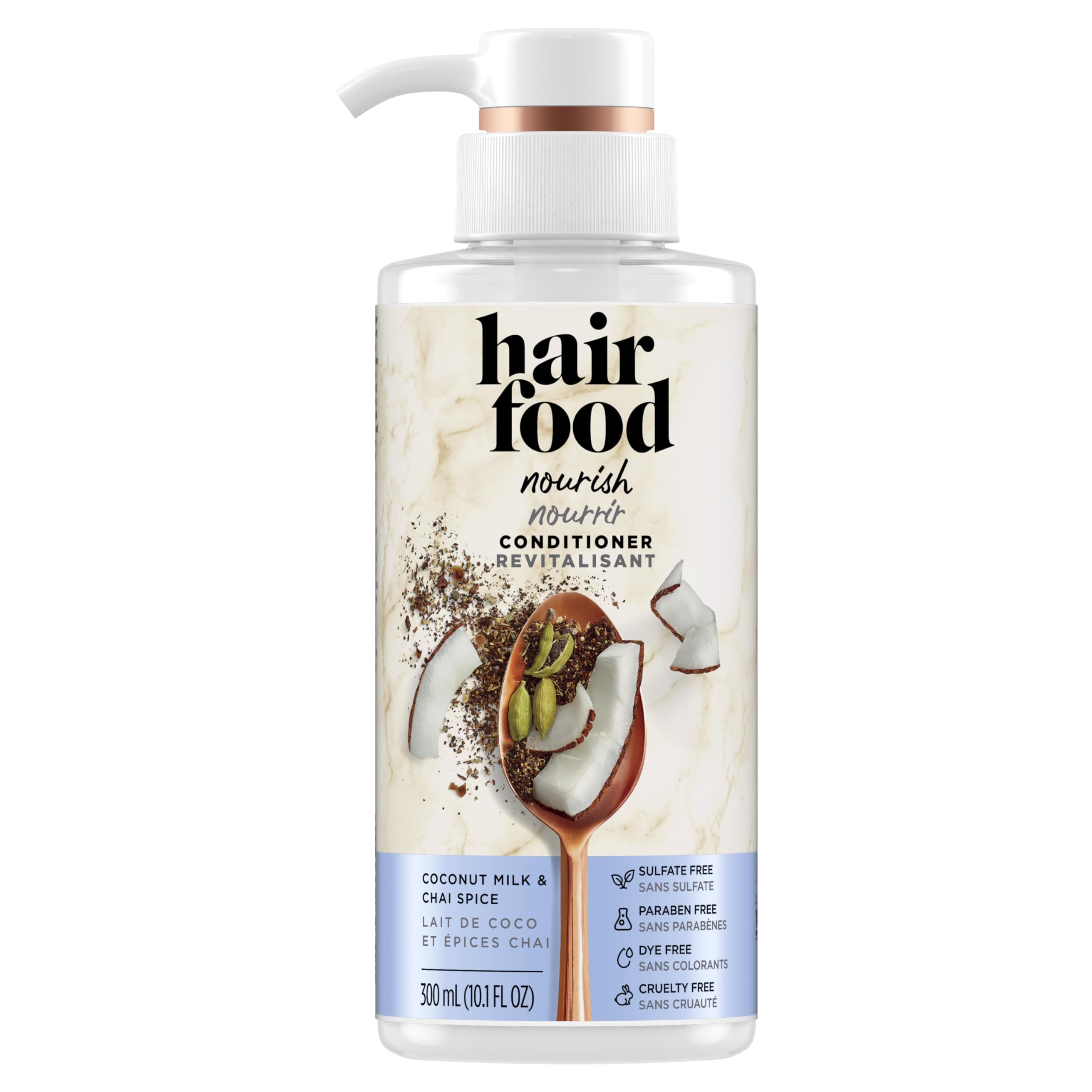 Hair Food Condicionador Coco Leche Chai Spice envase elegante