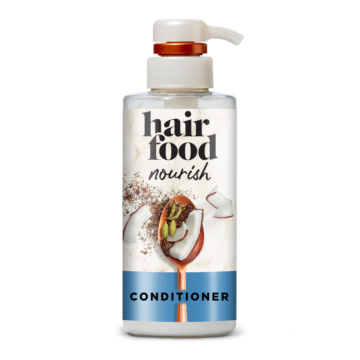 Hair Food Condicionador Coco Leche Chai Spice vertido suave para cabello