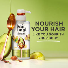 Acondicionador Hair Food ingredientes aguacate argán en primer plano