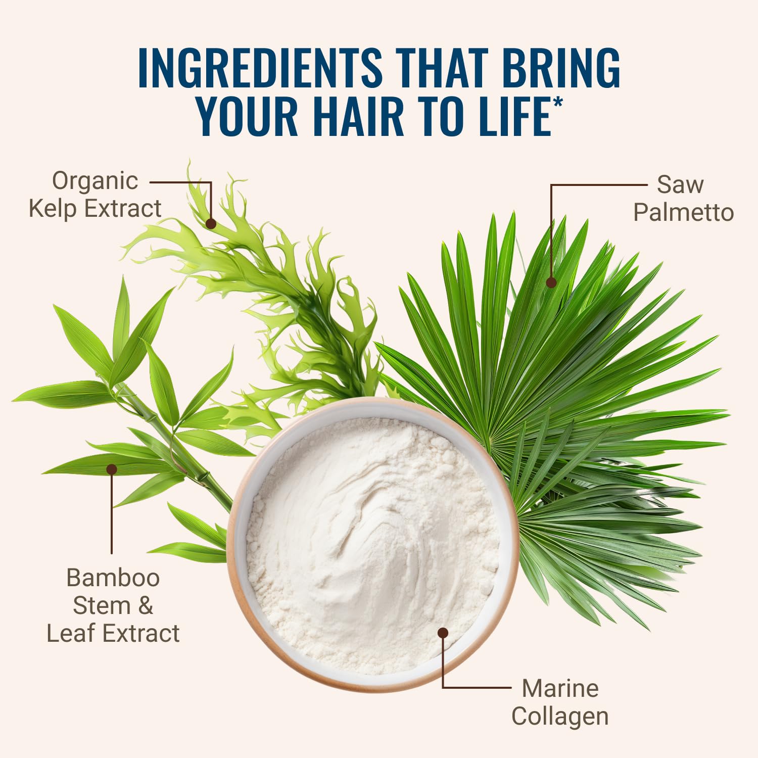 Hair La Vie Revitalizing Blend persona sosteniendo la botella para uso diario