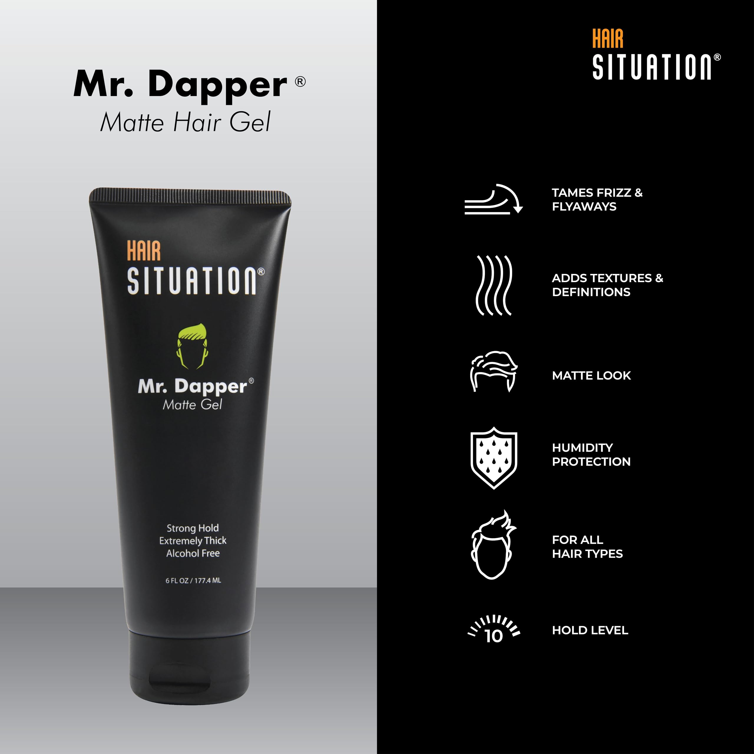 Hair Situation Mr. Dapper vitaminas fortalecen cabello para aspecto más sano.