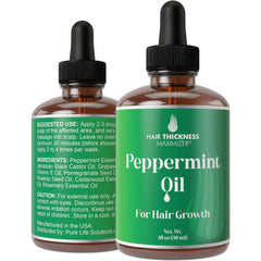 Hair Thickness Maximizer: aceite mentolado 1oz para crecimiento capilar