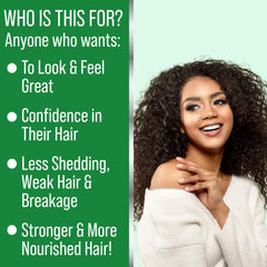 Hair Thickness Maximizer botella de vidrio 1oz para cuidado diario