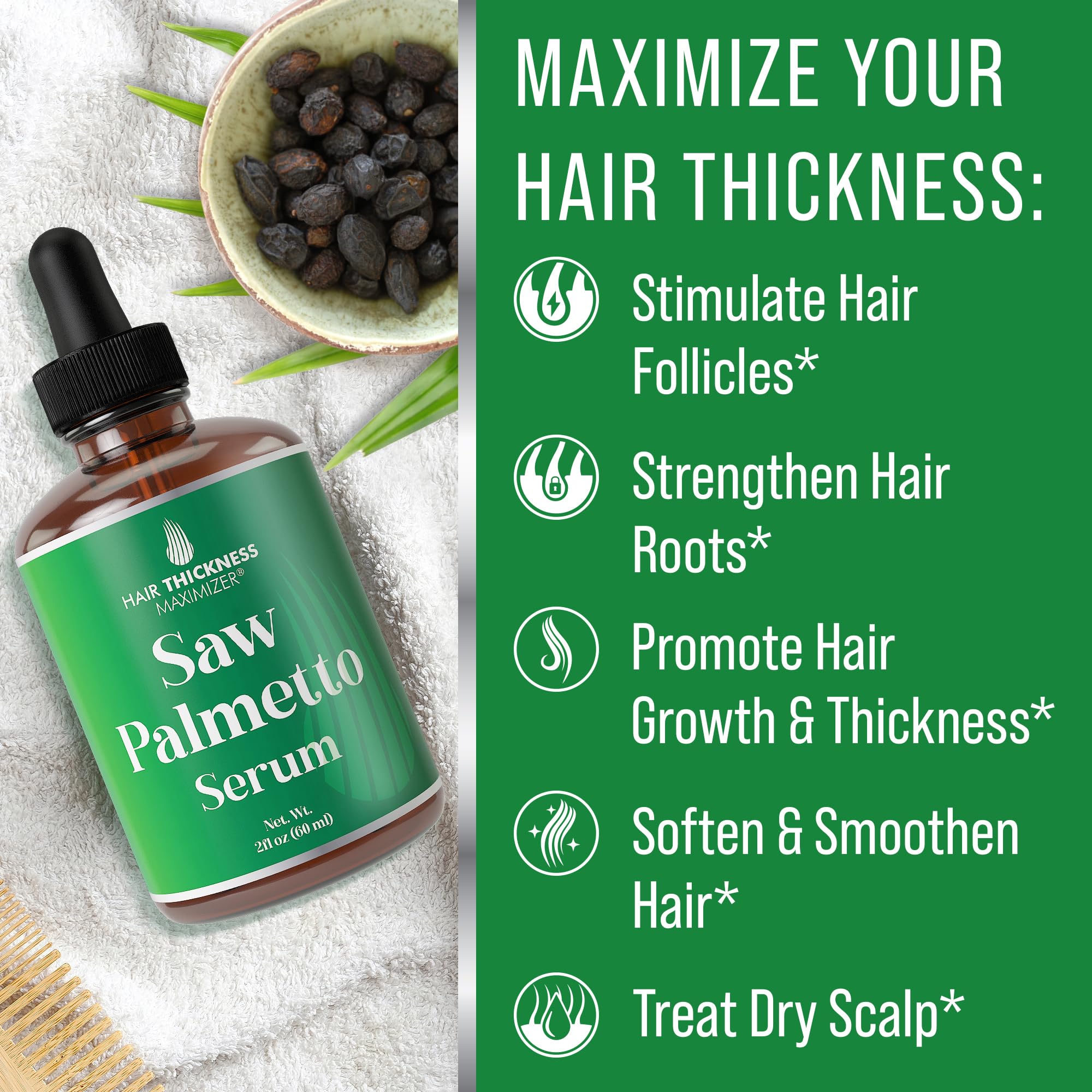 Romero y menta en el serum Hair Thickness Maximizer con aroma vigorizante