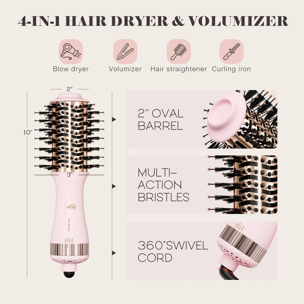 Hair Trends 4 en 1 secador-peinador para todo tipo de cabello