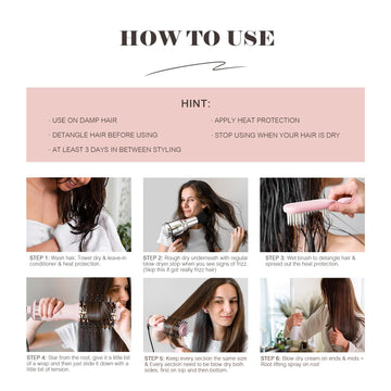Hair Trends cable 360 grados para maniobras cómodas durante el peinado