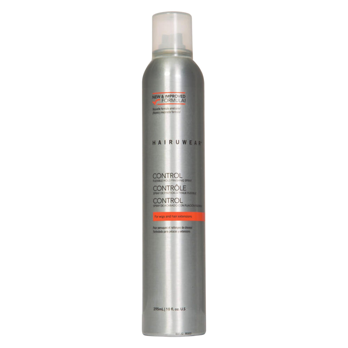 Hair u wear brume finition ferme sur flacon, tenue durable sans résidu.