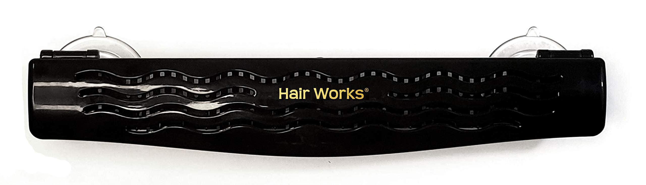 Hair Works Bolsa de viaje de terciopelo mantiene organizadas las extensiones al viajar.