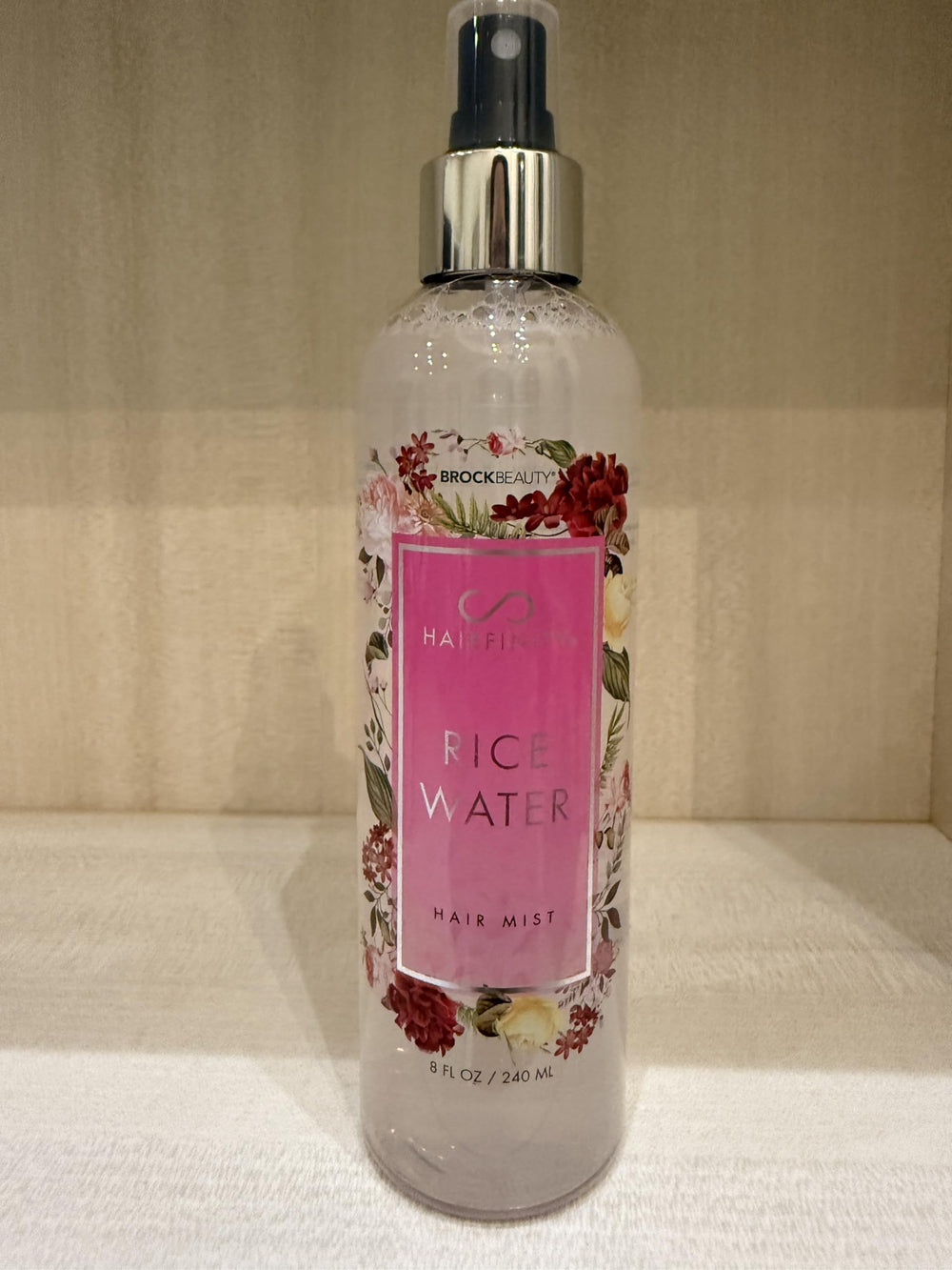 Hairfinity Rice Water Hair Mist, formato sin sulfatos, ideal para uso diario y cabello teñido.