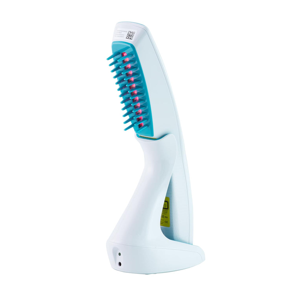 Hairmax Ultima 12 Clásico, diseño portátil y compacto para traer a cualquier lugar.